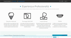 Desktop Screenshot of claudiomilana.it